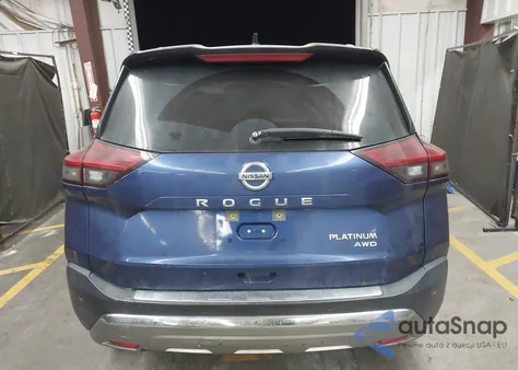 2021 Nissan Rogue Platinum Intelligent Awd из США, поврежденный, VIN JN8AT3DD1MW314600